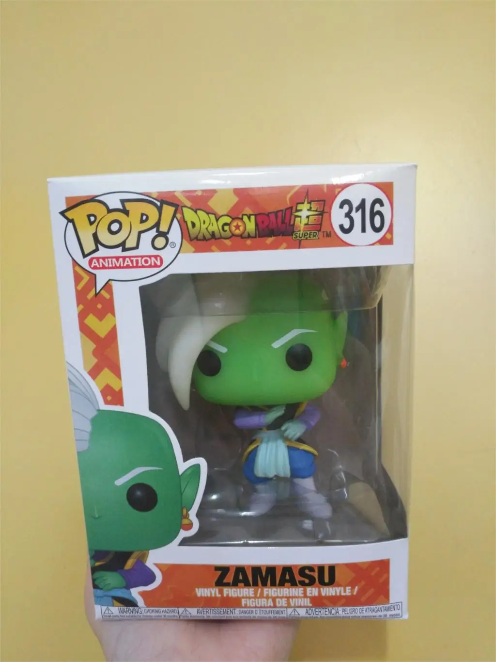 316 with box Funko Pop аниме Dragon Ball Z персонаж 10 см Милая виниловая Модель Куклы Фигурки игрушки - Цвет: 316 with box
