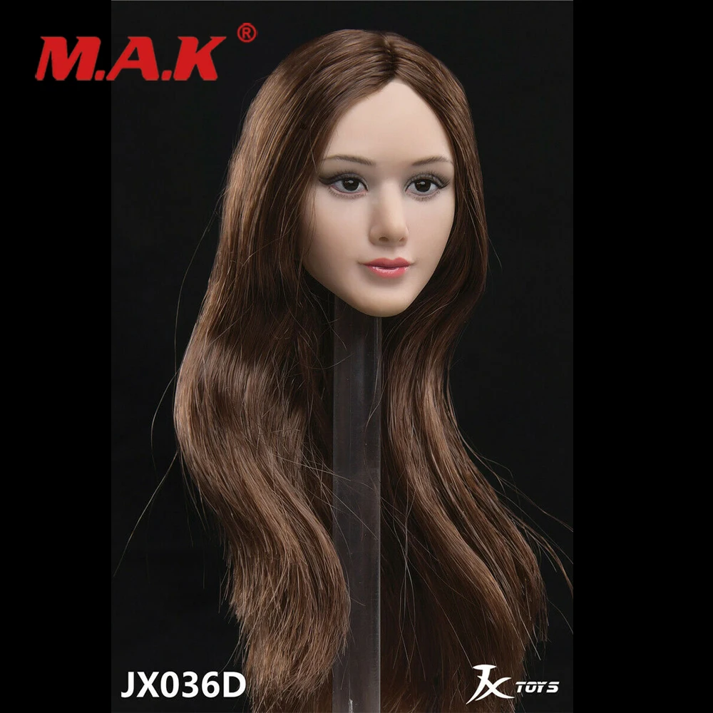 

JXTOYS 1/6 JX036D скульптура головы F 12-дюймовая Женская фигурка тела