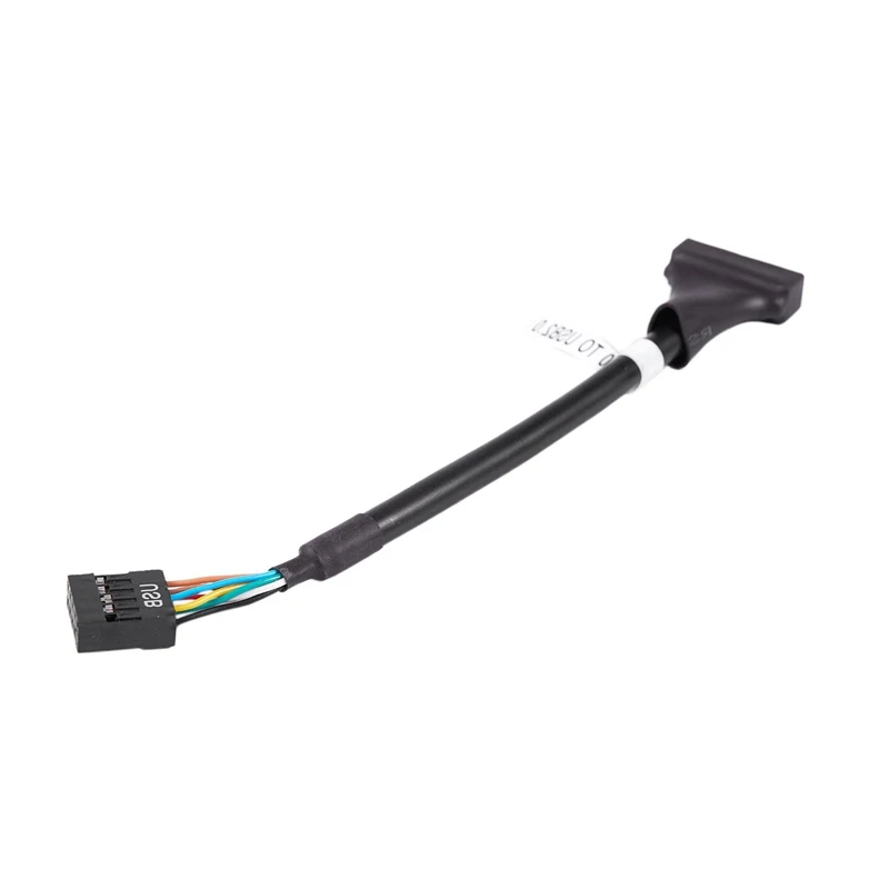 Черный 19-контактный Переходник USB 3 0 Мама на 9-контактный папа для материнской