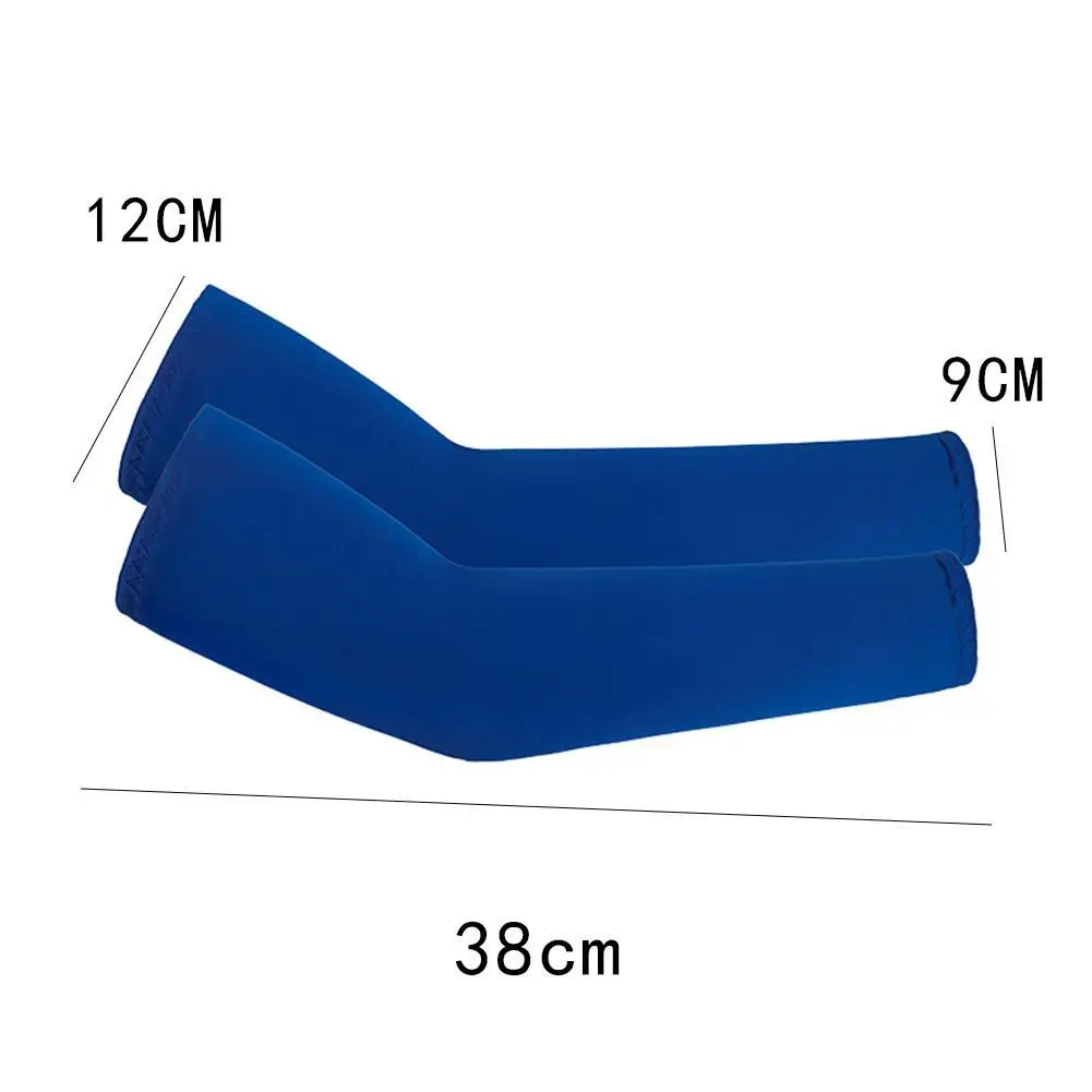 

1pair Outdoor Sun Protection Sleeves Men Sport Cycling Sleeve Arm Breathable Quick Anti-UV Cool Bike Ice Sleeve Silk Runnin C1Q2