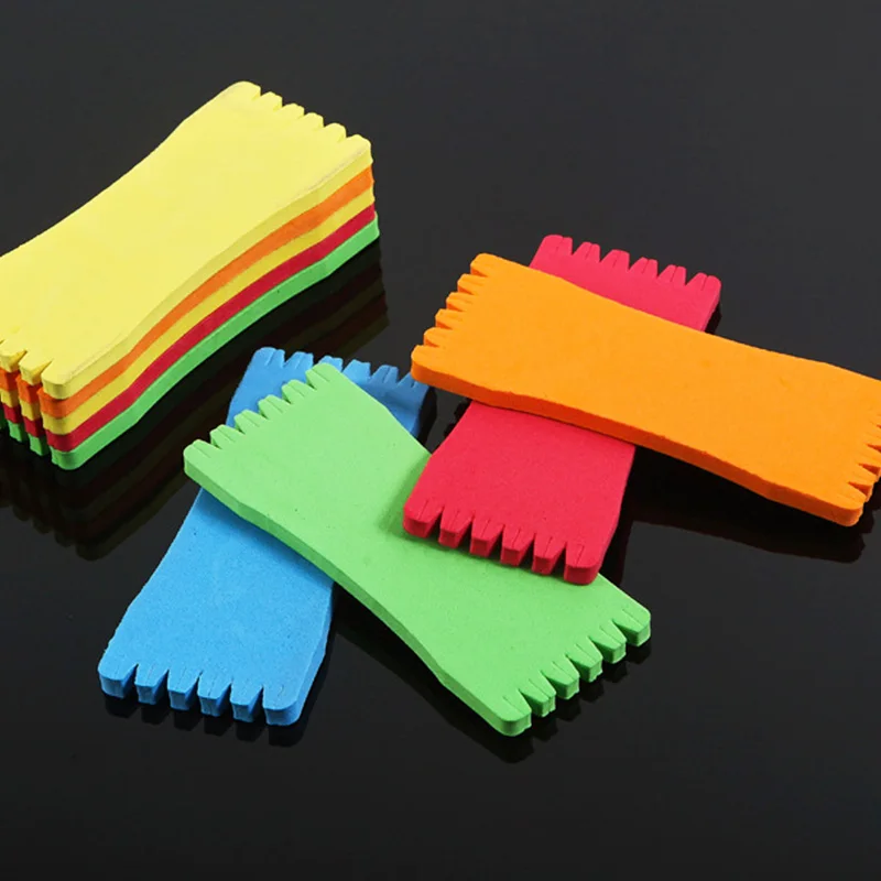 10pcs/Lot EVA Foam Fish Winding Storage Boards Line Fishing Lure Trace Wire Holders Carps Crucian Plate Hook Tackle Storage
