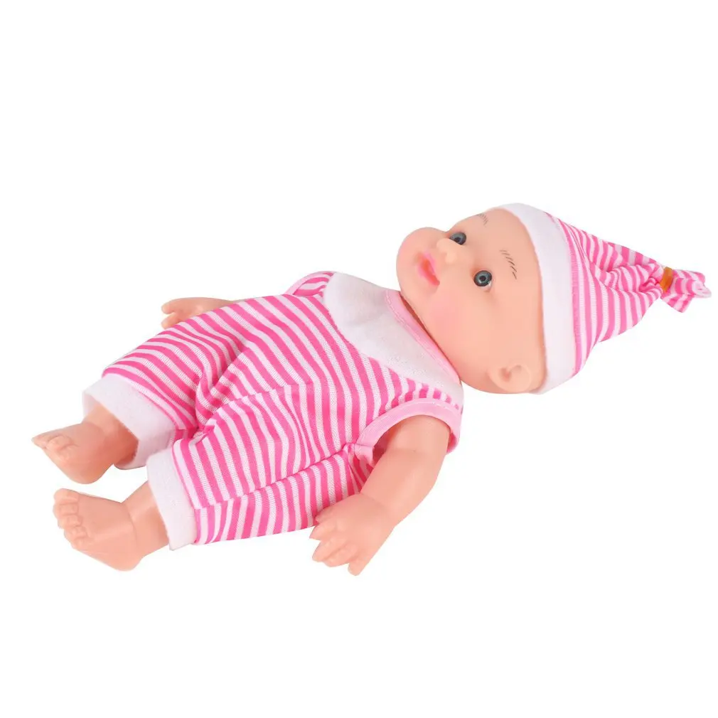 Мягкая силиконовая кукла для новорожденных с имитацией одежды|Игрушки| |