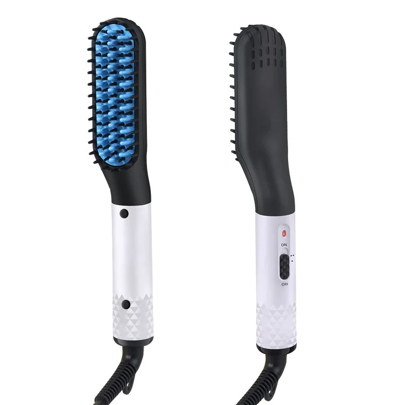 

Hair Comb Brush Beard Straightener Multifunctional Hair Straightening Comb Hair Curler Quick Beard Hair Styler For Men