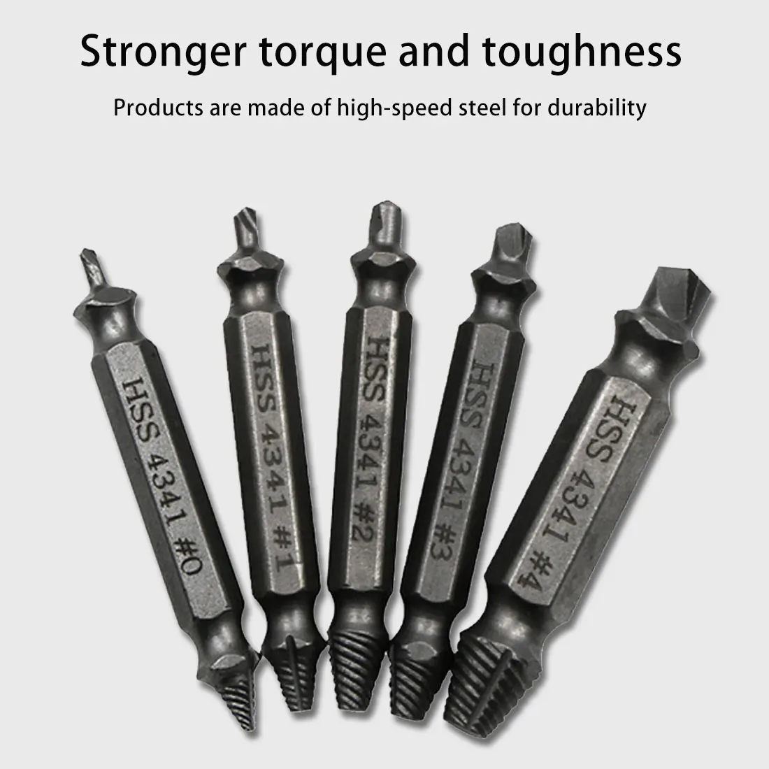 

Набор сверл для извлечения поврежденных винтов, комплект направляющих для быстрого и легкого удаления сломанных винтов, 5 шт.