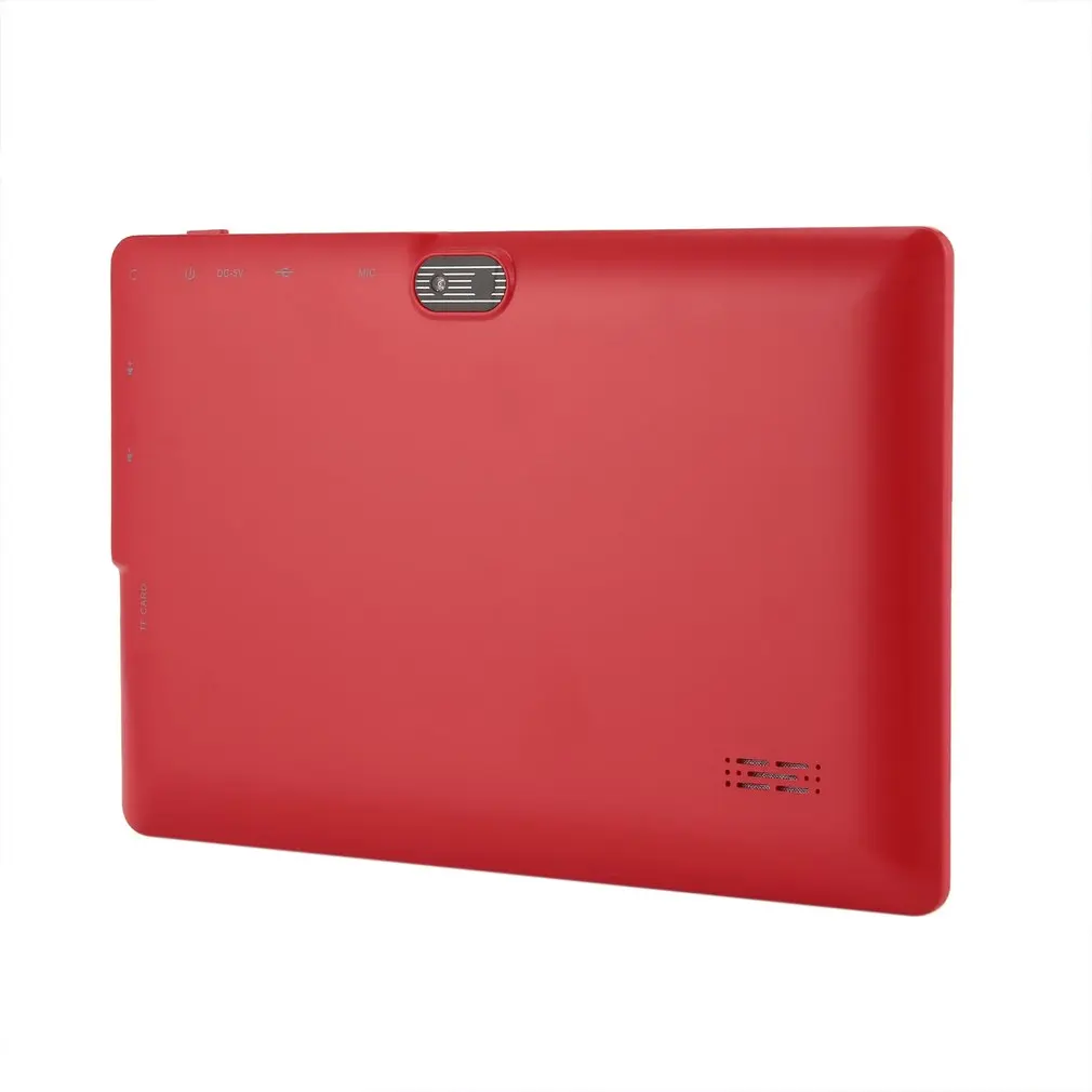7 дюймов планшеты для детей PC 512MB+ 4GB A33 quad core Dual camera 1024*600 Android 4,4 Tablet PC с силиконовой крышкой