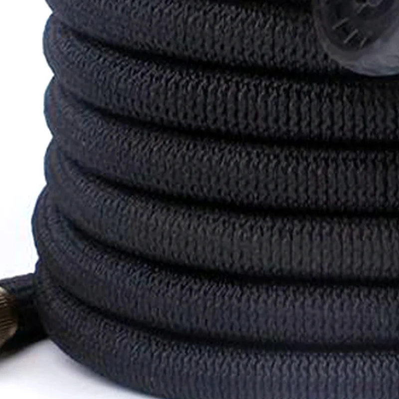 

Quick Connect Universal Joint 3 Times Telescopic Hose Car Wash Water Garden Garden Water Pipe Universal 50Ft Black