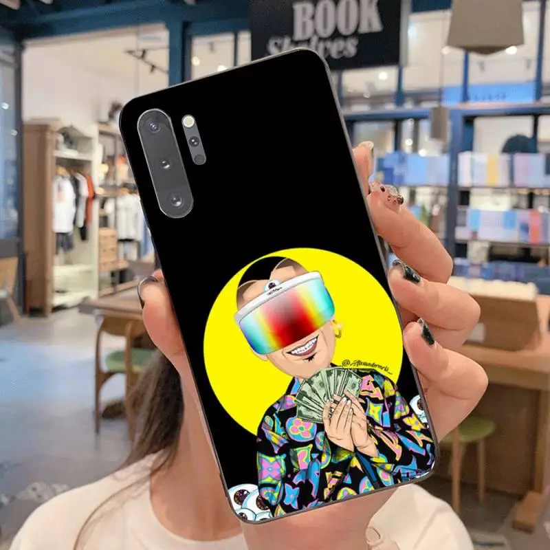 HPCHCJHM плохой кролик DIY окрашенный блестящий чехол для телефона Samsung Note 7 8 9 10 pro Galaxy J7