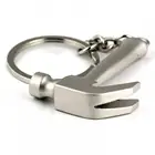 Модный мужской автомобильный брелок с орнаментом, брелок с молотком с когтями, креативный металлический брелок с подвеской для сумки, подарок, брелок для ключей, автомобильный декор