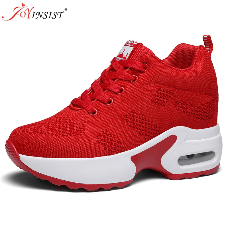 Women Shoes Platform Ladies Sneakers Breathable Women Casual Shoes Air Cushion Hgih Heel Fashion shoes
