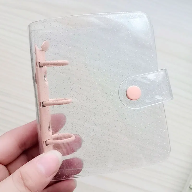

3inch Mini Photo Album Cover Notebook Cover Organizer School Stationery Binder Cover Loose-leaf Shell Photo Album Inner Page