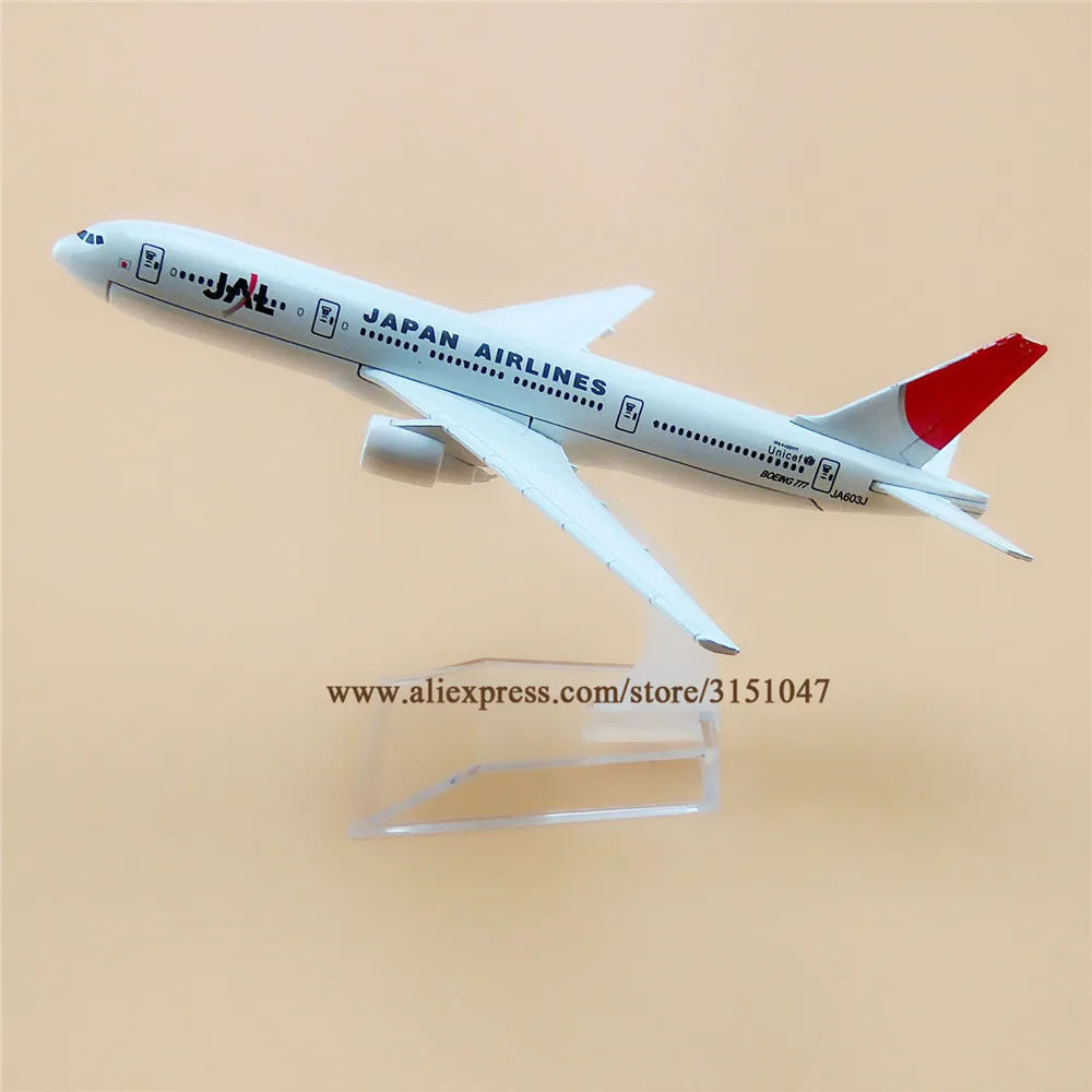 Летательный аппарат JAL Japan Airlines B777 модель самолета Boeing 777 Airways детские подарки 16