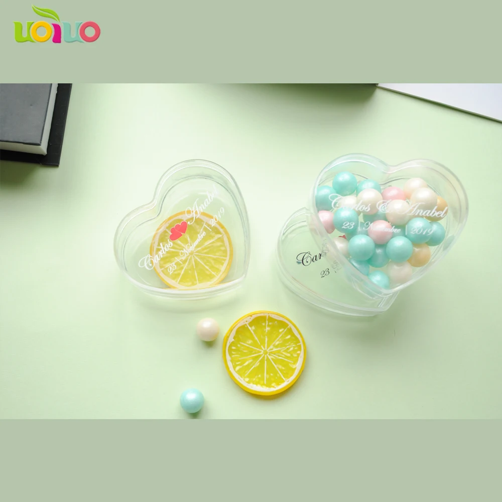 10 шт. пластиковые коробки для конфет в форме сердца | Дом и сад