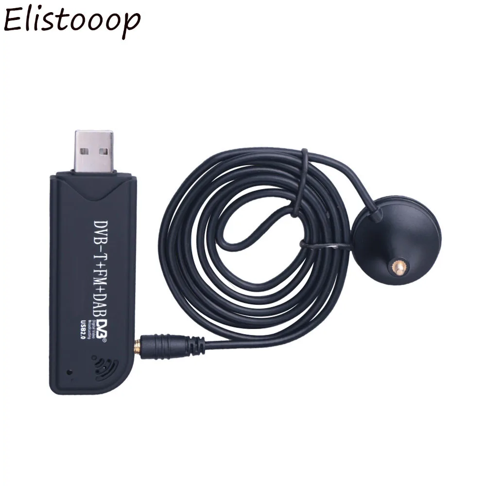 Горячая Распродажа ТВ тюнер ресивер Dongle USB2.0 DAB FM DVB-T RTL2832U FC0012 SDR RTL-SDR цифровой