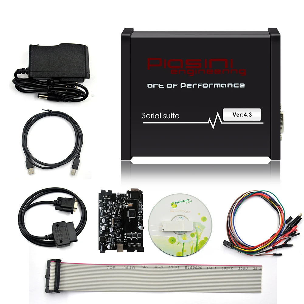 Программатор ЭБУ PIASINI V4.3 v4.1 MASTER для полной версии серийный комплект (JTAG BDM CAN BUS)