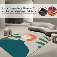 cartoon carpets for living room bedroom morandi thicken bedside coffee table floor mat large area lounge rug buy rug get sticker