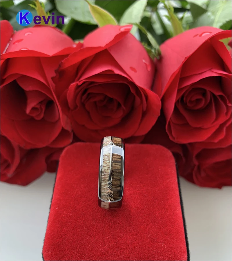 Уважаемые мужские женские вольфрамовые черные кольца с зеброй деревянными