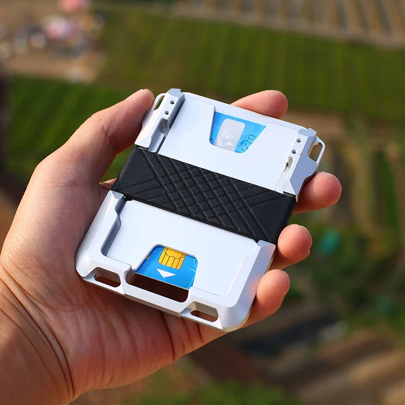 DIENQI Rfid ID значок держатель кредитной карты для мужчин углеродное волокно