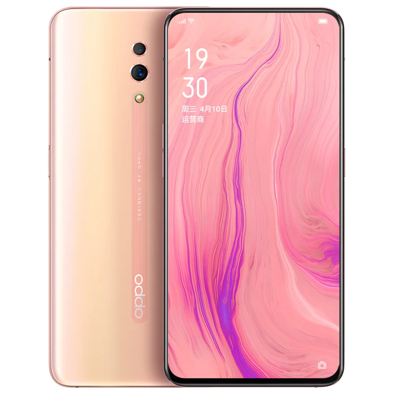 OPPO Reno, Новое поступление, смартфон, 6,4 дюймов, Qualcomm710, Поддержка NFC 2340*1080, Восьмиядерный, 3 камеры, 48MP+ 5MP, 3765 mAh, отпечаток пальца ID
