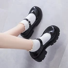 Туфли-лодочки женские на платформе, с круглым носком, на массивном каблуке