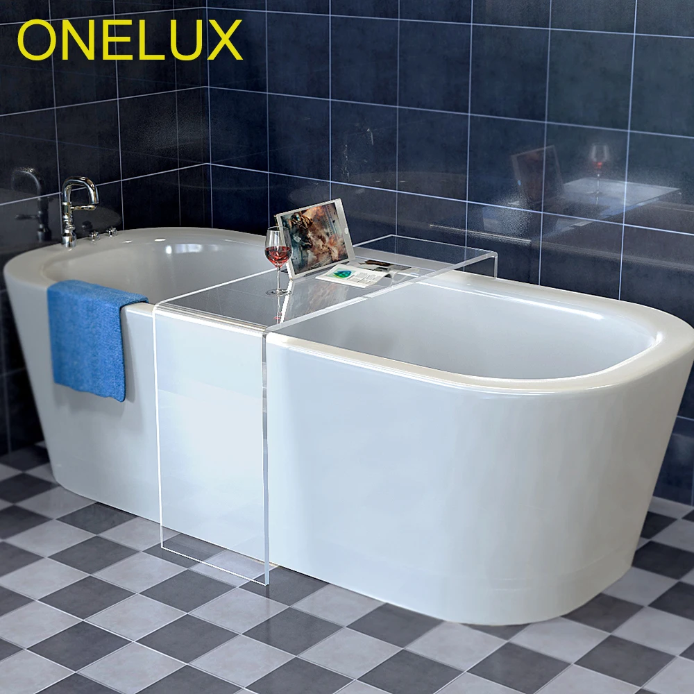 (2pcs/lot)Waterfall Acrylic bathtub storage Tray Table U-Shaped Bathroom/ Side/Corner/ Occasional Tables | Мебель