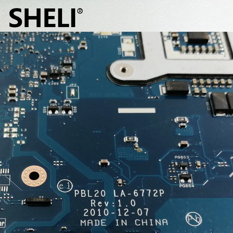 SHELI  Toshiba PBL212     PBL20 LA-6772P REV1.0 DDR3    Intel Integrated