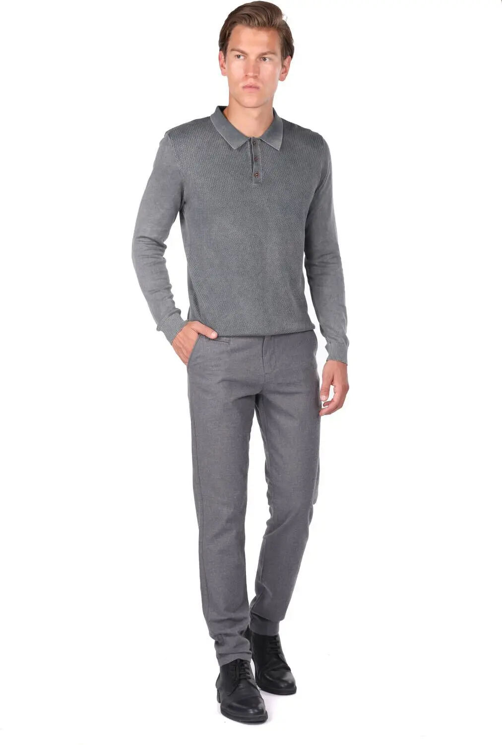 

Gri Erkek Chino Pantolon