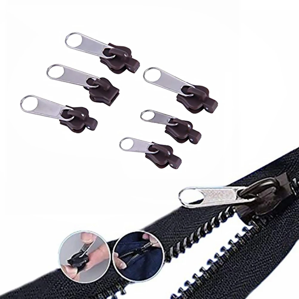 

12pcs Universal Instant Fix Zipper Repair Kit Replacement Zip Slider Teeth Rescue New Design Zippers Sewing Clothes Universal