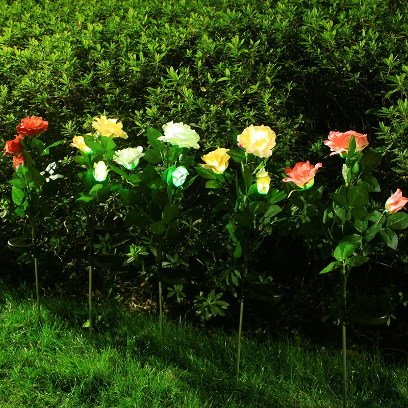 Светодиодный фонарь на солнечной батарее уличный водонепроницаемый садовый с