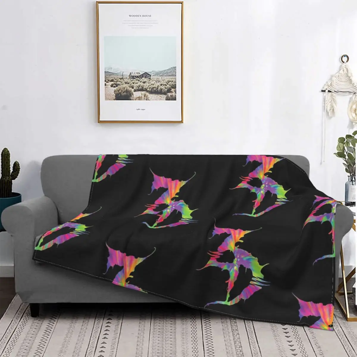 

Zeds Dead 2-colcha a cuadros para cama, 150, manta de пикник, ropa de cama y fundas