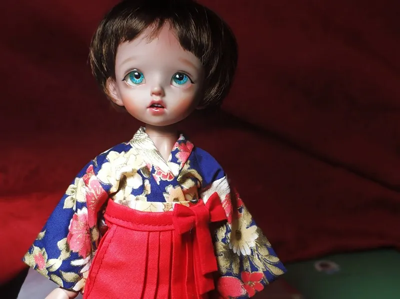 1/8 1/6 1/4 1/3 BJD японские кимоно аксессуары для кукол для BJD/SD blyth OB11, не включая куклу, обувь, парик и шарф E2685