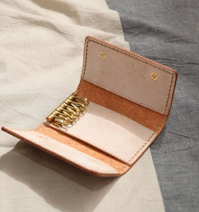 Кожаный чехол для ключей 2020 винтажный мини автомобиля Модный Карманный