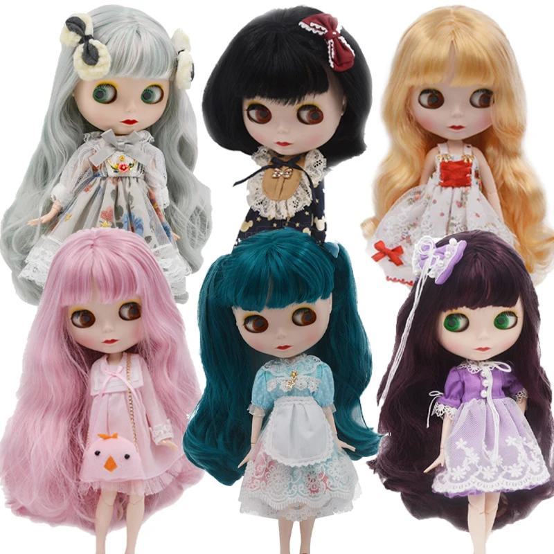 

Blyth Doll, 1/6 BJD Doll Customized Nude Body with White Skin, Girl Gift NO.21
