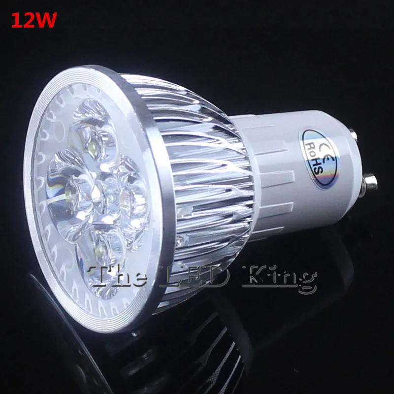 1X супер яркий GU10 светодиодный лампы Точечный светильник 12 Вт потолочный COB