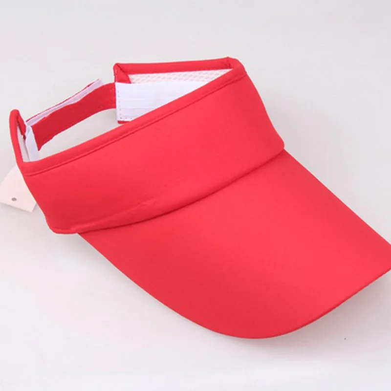 

Spring Summer Sports Sun Cap Men' Cap Women Adjustable Visor UV Protection Top Empty Tennis Golf Running Sunscreen Hat No Top
