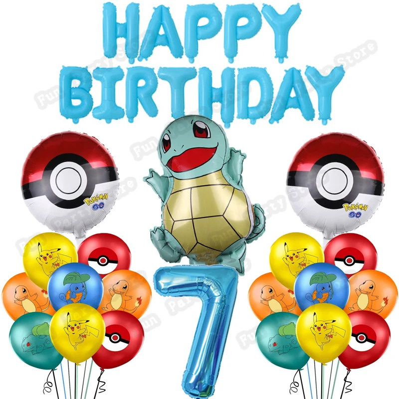 Воздушный шар &quotПокемон&quot праздничное украшение для вечевечерние Пикачу