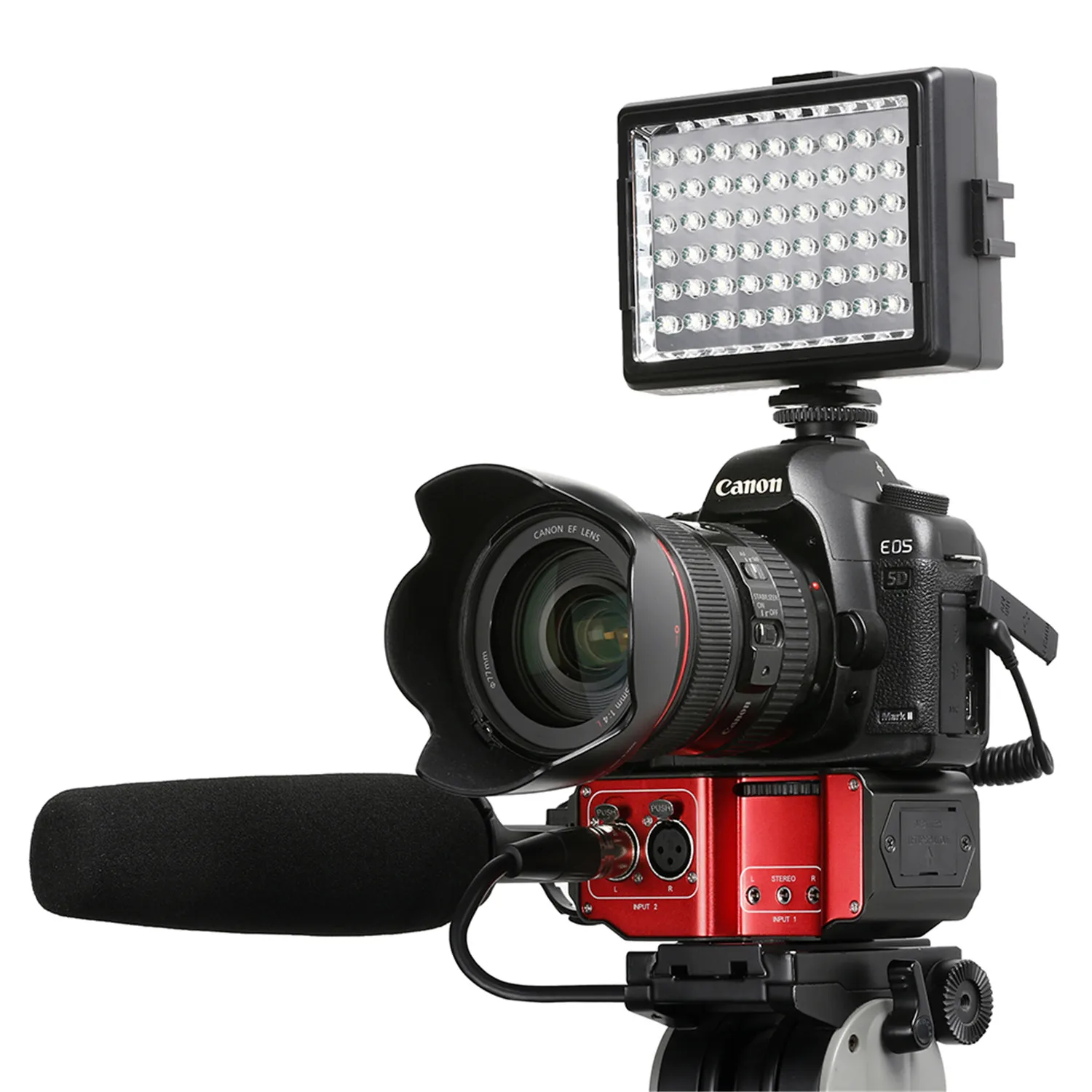 Saramonic микрофонный аудио адаптер микшер BMCC-A01 для камера blackmagic Cinema с двухканальными XLR входами камера BMCC
