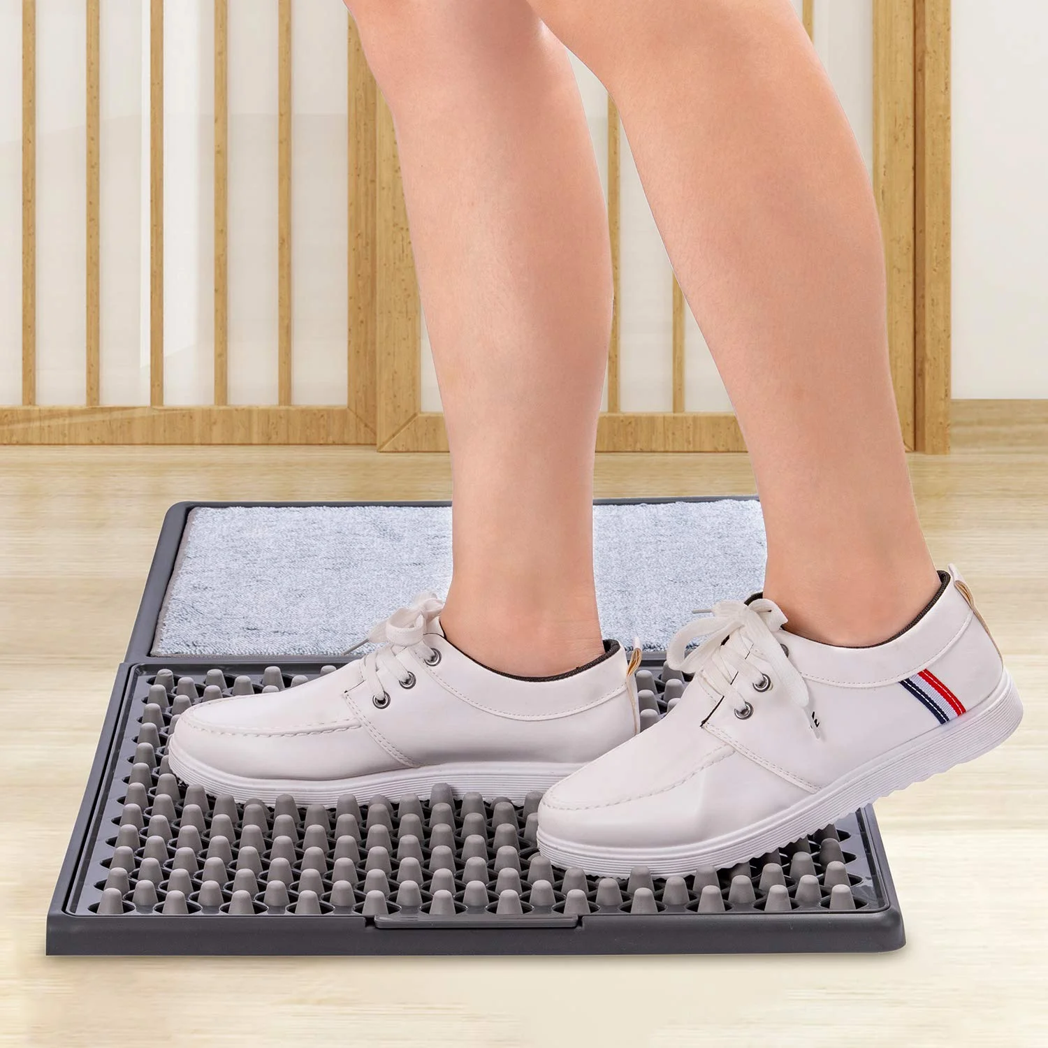 Дезинфицирующий коврик для передней двери дезинфицирующий ног и подошвы обуви