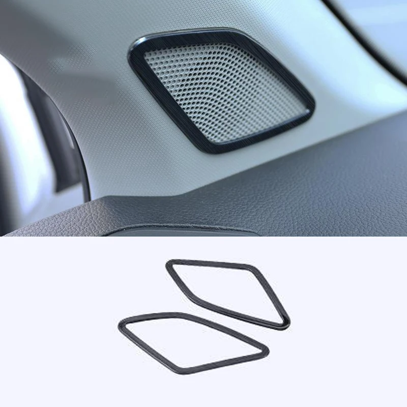 

Аксессуары из нержавеющей стали для Skoda Karoq 2017 2018, маленькая Передняя декоративная крышка для вентиляционного отверстия автомобиля, отделка, стикер для стайлинга автомобиля