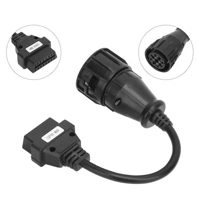Адаптер OBD2 12Pin MAN to 16Pin грузовик диагностический Удлинительный кабель для замены