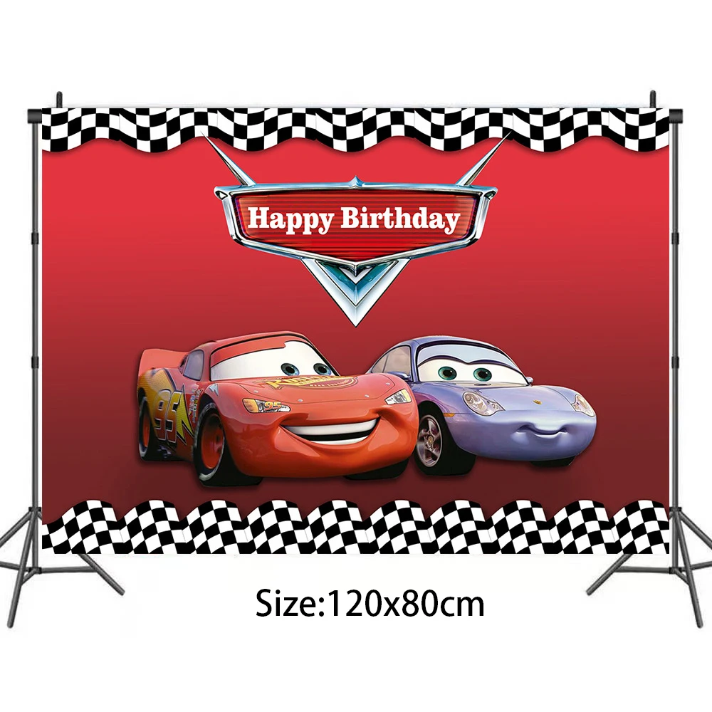 Диснеевские тачки Молния Маккуин искусственные украшения одноразовая бумажная