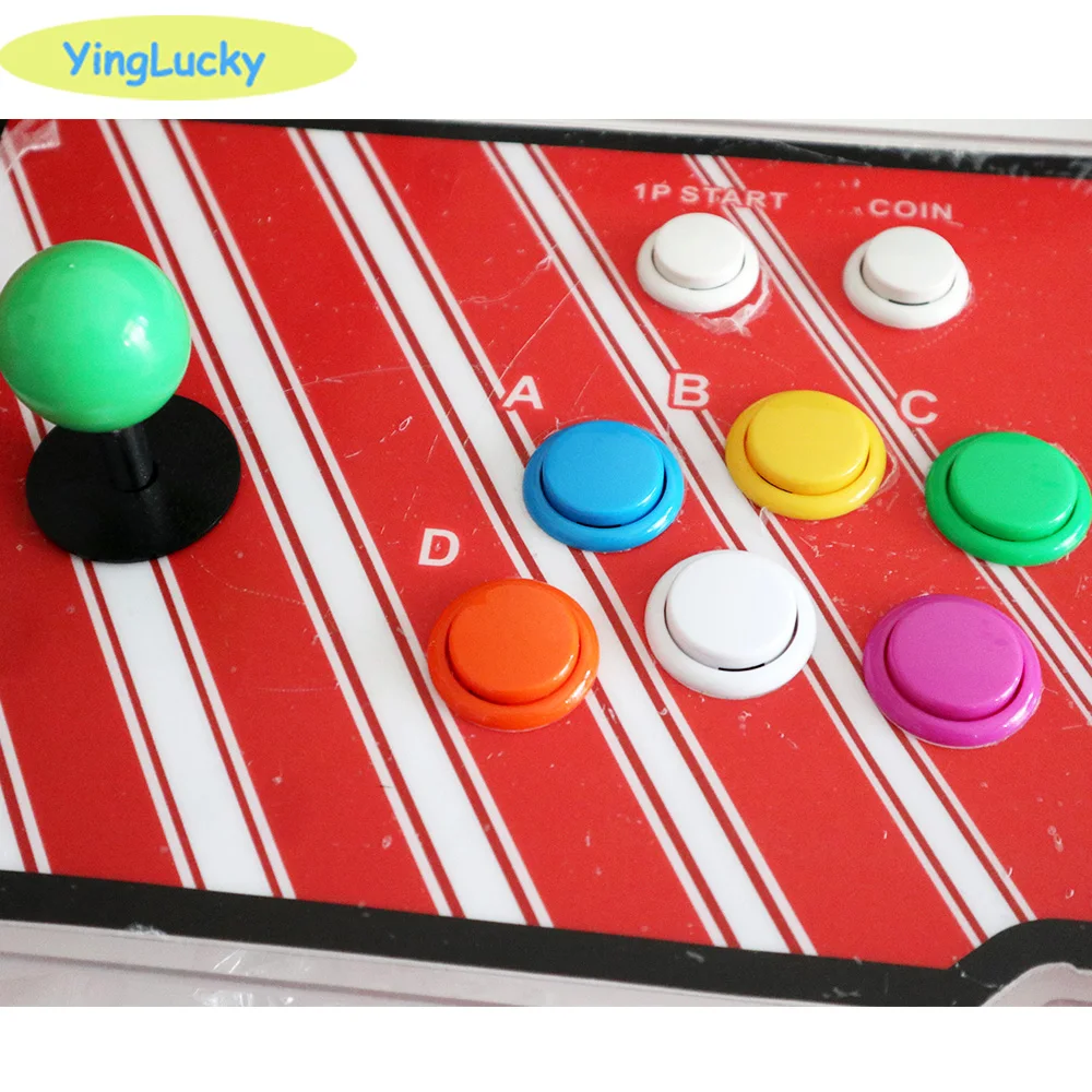 Аркадный джойстик DIY Kit нулевой задержкой USB контроллер ПК Джойстик Sanwa Овальный
