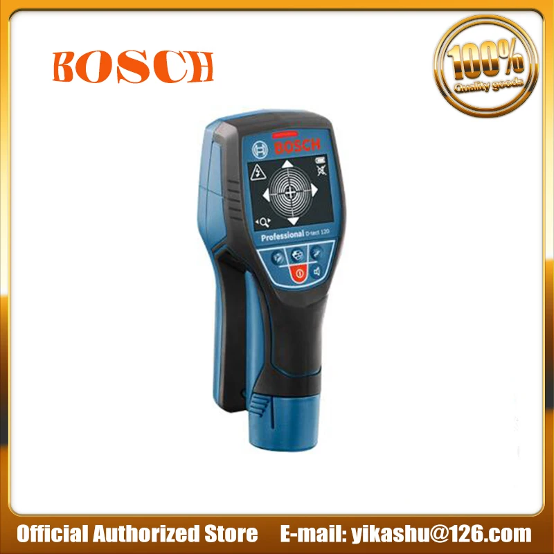 Официальный Bosch D-tect120 детектор Профессиональный de pared y suelo manguera madera кабель Metal |