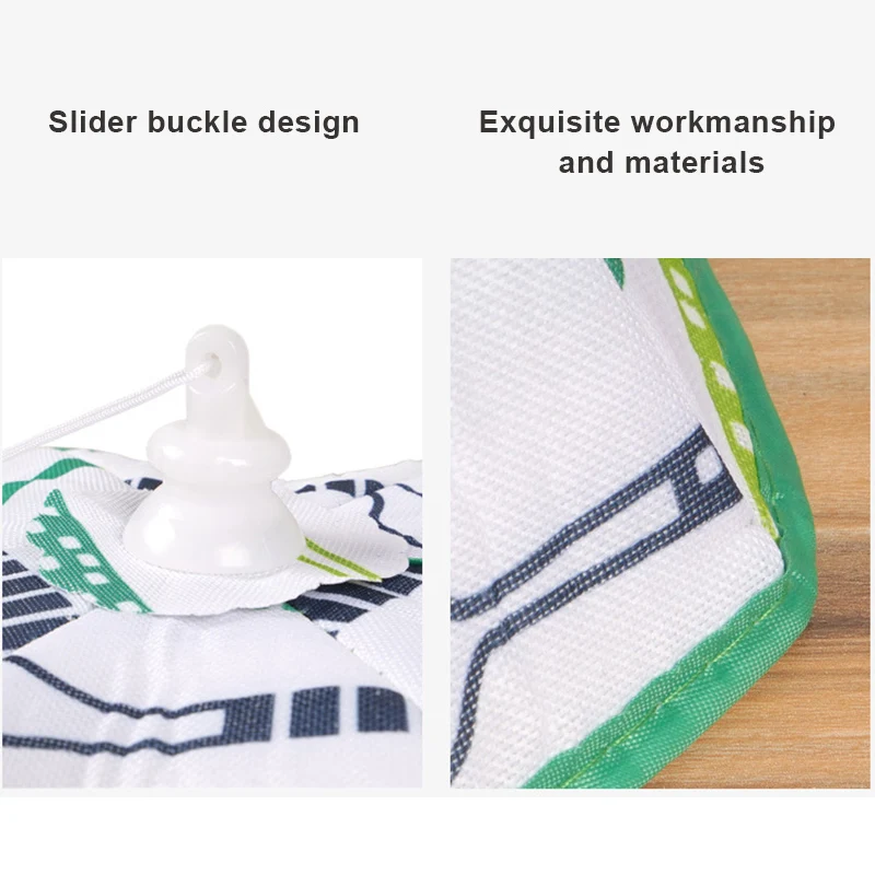 70 см Складная Настольная Пылезащитная Крышка для еды круглая алюминиевая фольга