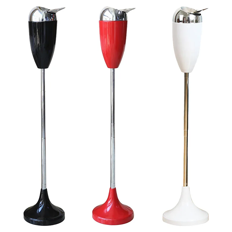 Регулируемая напольная пепельница на улице с винтажными пепельницами на подставке с крышкой Большая металлическая гибкая настольная игра на доске.