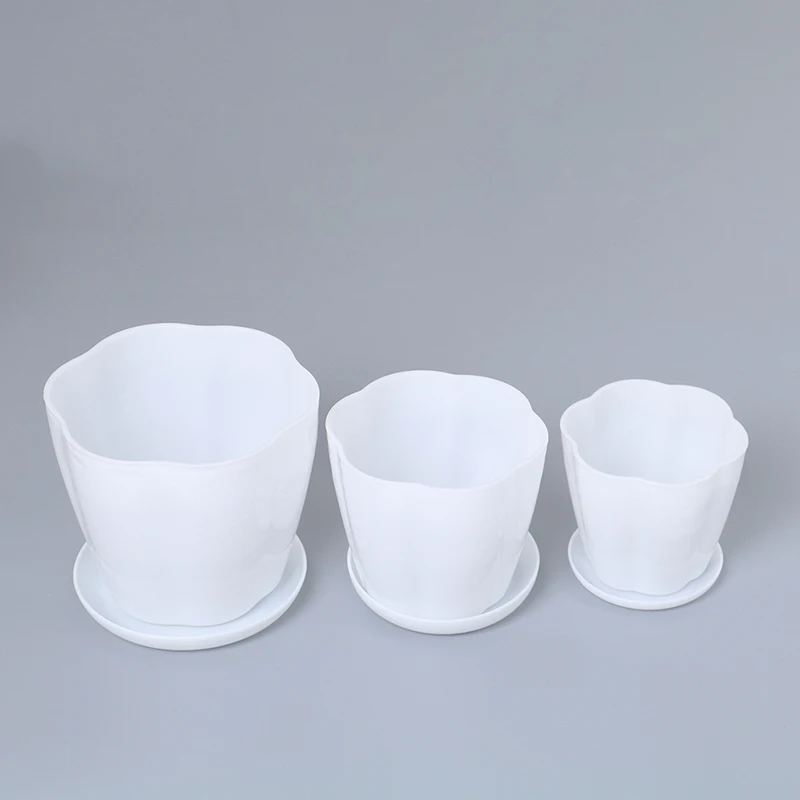 Имитация Керамика Пластик цветочных растений горшки утепленные суккуленты