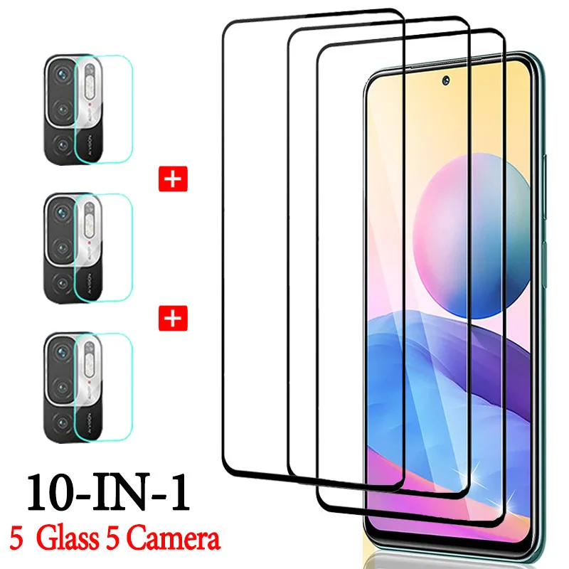 

360 Camera Protetor Redmi Note 10T Redmi Note 10S Glass Film For Xiaomi Redimi Note10 5G 10 T Screen Protector Redmi Note 10 Pro