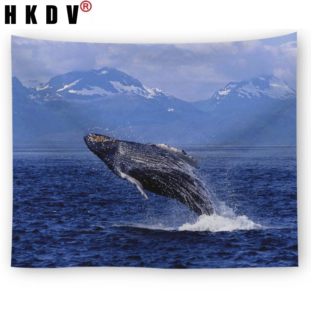 

HKDV Ocean World Tapestry Wall Hanging Carpet Beach Towel Background Cloth Blanket Yoga Mats Art Bedroom Dorm Home Decor