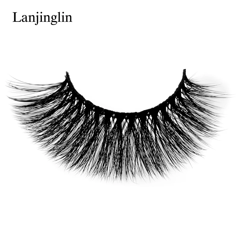 LANJINGLIN 10 коробок/лот норковые ресницы натуральные длинные накладные ресницы ручная работа Мягкие 3d норковые ресницы макияж Искусственные ресницы G808