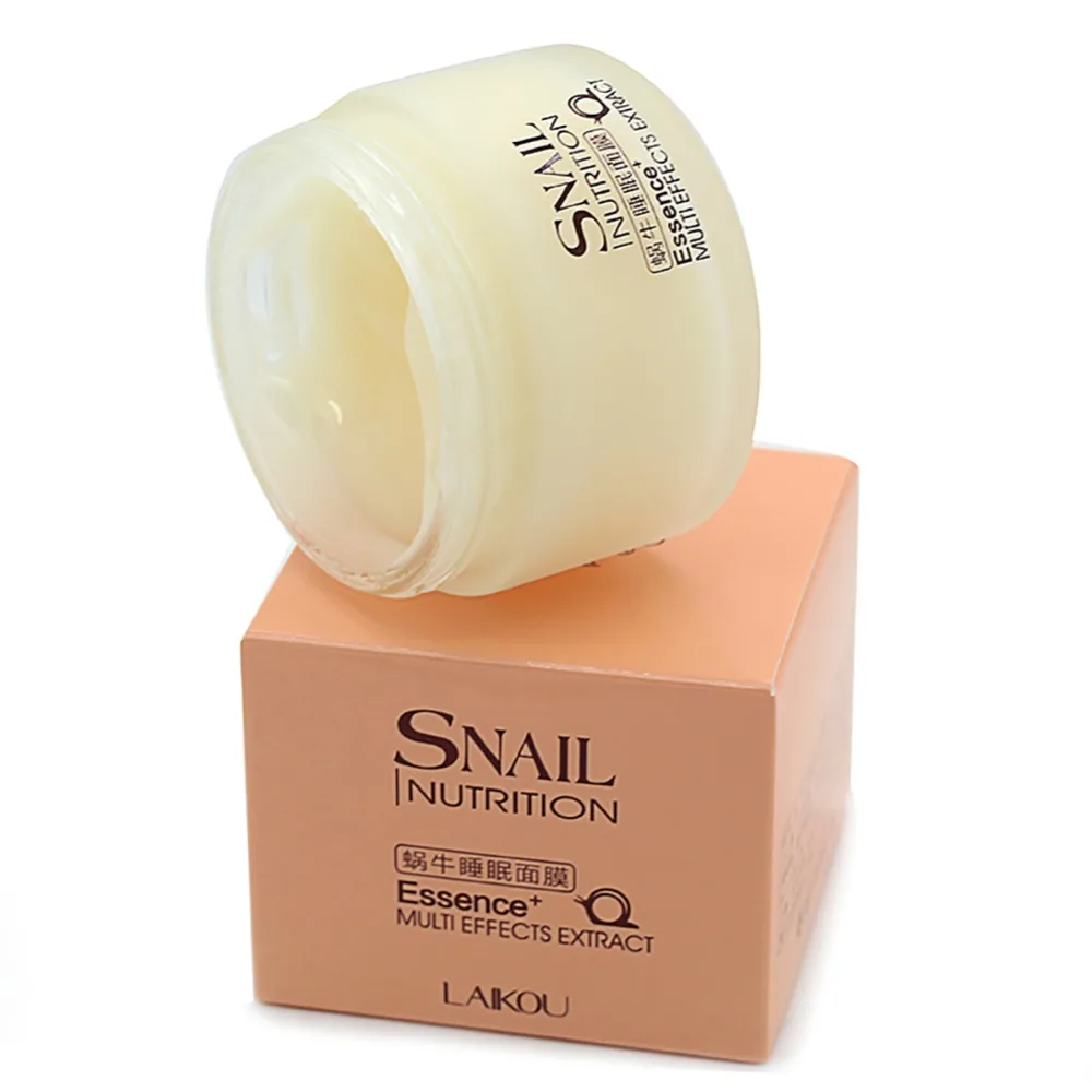 

New Snail Sleeping Mask Essence Moisturizing Night Cream Anti Aging Wrinkle Cream Face Care