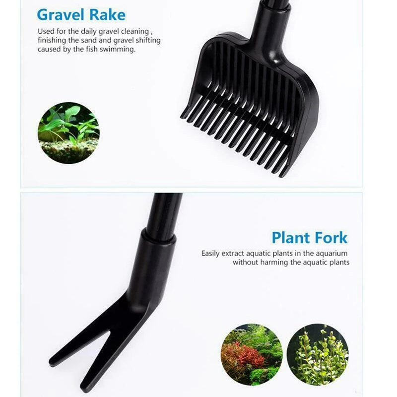 4 в 1 аквариум для очистки аквариумных резервуарах чистый набор Рыба Чистая